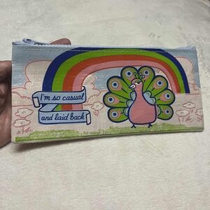 Blue Q Peacock I'm So Casual Pencil Case